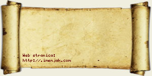 Jovana Ćirić vizit kartica